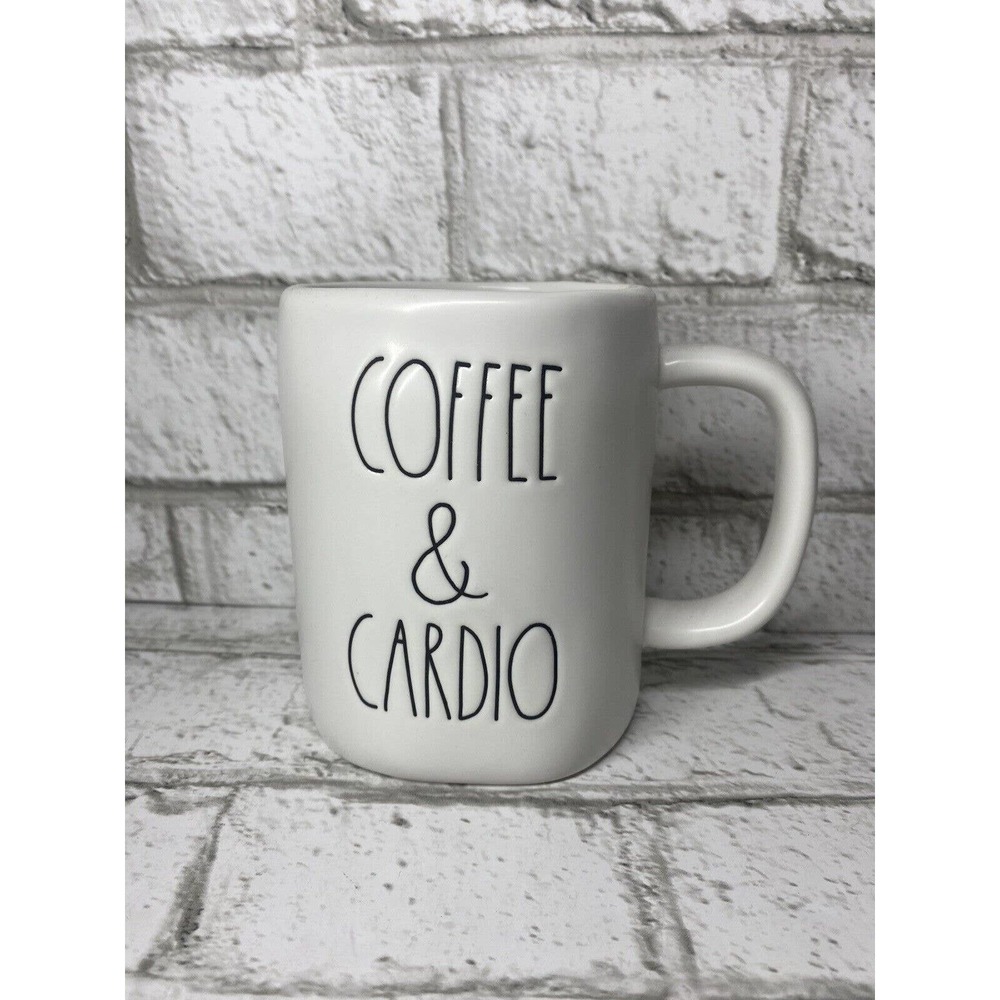 New - Rae Dunn mug - "Coffee & Cardio”